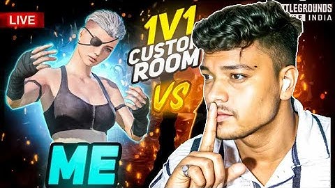 🔥 1v1 Custom Room – Me vs You | Who Will Win? 😈 #bgmi #tdm 