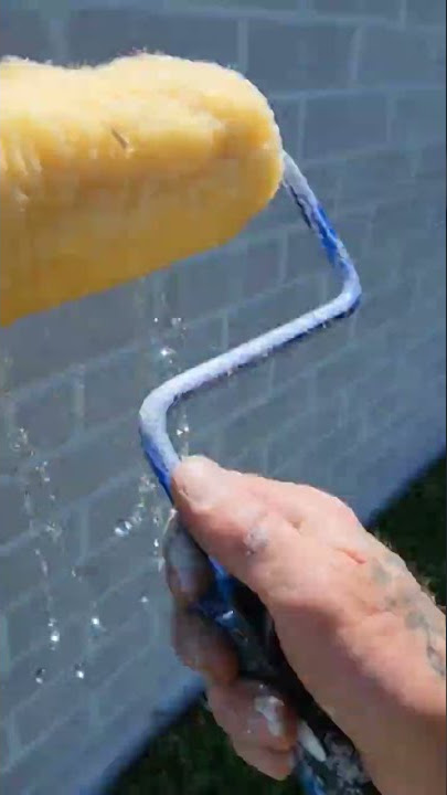 How to clean a paint roller: and keep it in top condition