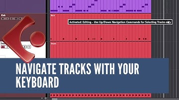Cubase Quick Tip | Use Keyboard Arrow Key to Navigate Tracks Up or Down