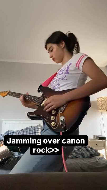 Canon rock jam! Its just so fun #guitar #jerryc #canonrock