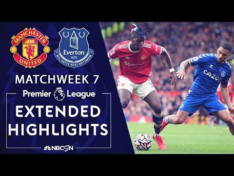 Manchester United v. Everton | PREMIER LEAGUE HIGHLIGHTS | 10/2/2021 | NBC Sports