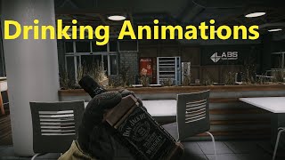 Escape From Tarkov - All Drinking Animations