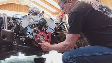 Install msd flying crank trigger