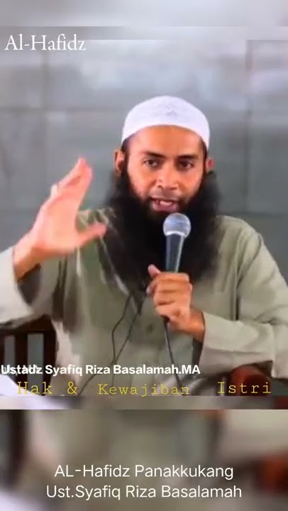 Benarkah 'Memasak Bukan Kewajiban' Istri? Ustadz Syafiq Riza Basalamah.MA