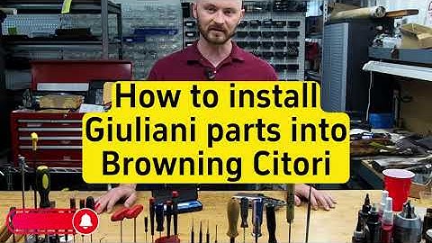 How to install Giuliani parts into Browning Citori. (Hammers springs) PART 1 #shotgun #sportingclays