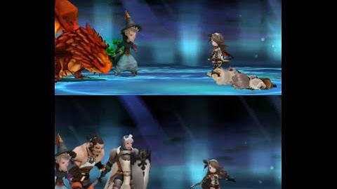 [Bravely Default] Ominas & Bahamut | Heinkel, Barras, Ominas - Hard - Solo Agnés