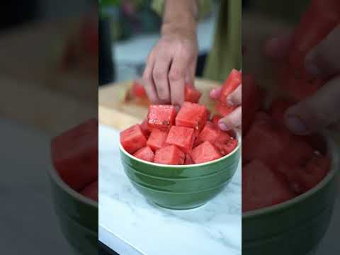 Wassermelonen-Sorbet mit nur