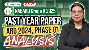 NABARD Previous Year Paper Analysis | ARD PYQs Trend 2024  | NABARD 2025 Preparation | Anuj Jindal