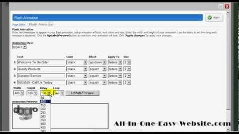 Make Your Own Website Easily Part 9 - Adding Flash Banner