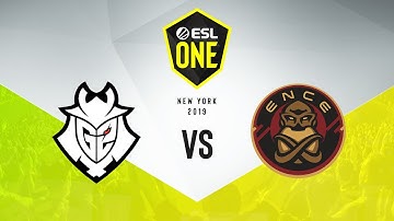 CS:GO - G2 Esports vs ENCE - Dust2 - ESL One: New York 2019