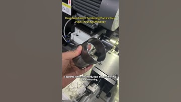 Dual-head chamfering for double Burr-free and clean pipe ends Perfect for heavy-duty pipes