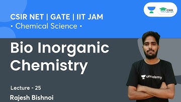 Bio Inorganic Chemistry | CSIR NET | GATE | IIT JAM | By Rajesh Bishnoi