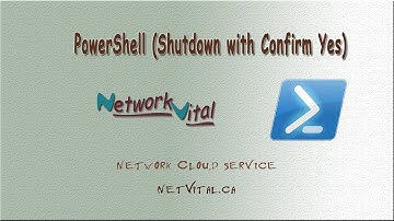 PowerShell (Shutdown with Confirm Yes)