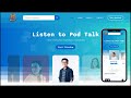 Pod Talk Website Design: HTML, CSS &amp; JS (Free Source Code)