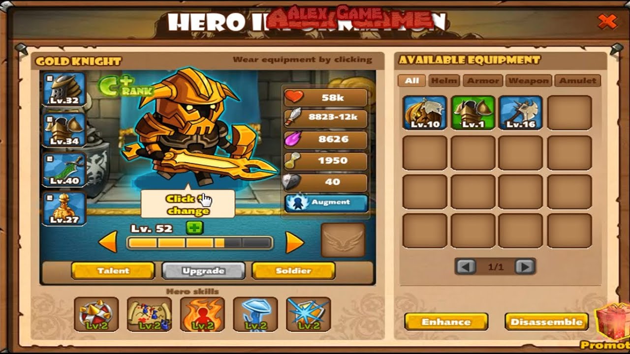 The King of Towers - Overview Heroes (Equipment, Talent, Soldier, Skills) (Part 88)
