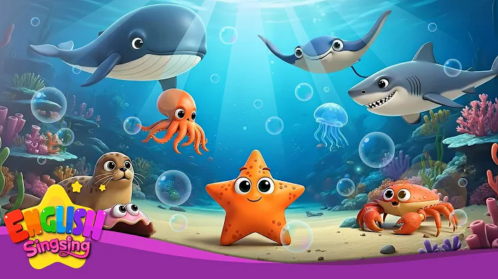 Swim with the sea animals - [New] - Educational Children Song - AI Animation for Kids