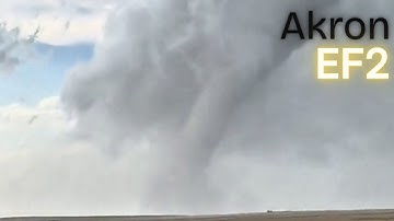 EF2 Tornado Near Akron, Colorado - May 23rd, 2025