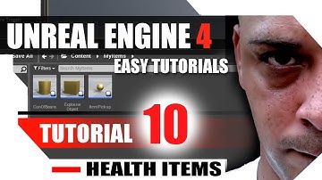 Unreal Engine 4 Complete Tutorials - Tutorial 10 - Health Bar and Health Items