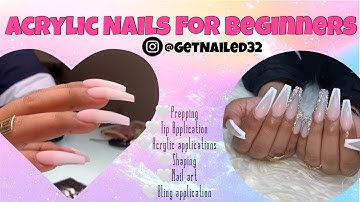 Acrylic Nails For Beginners | Acrylic Nails Fullset | Nails Step By Step | Natali Carmona