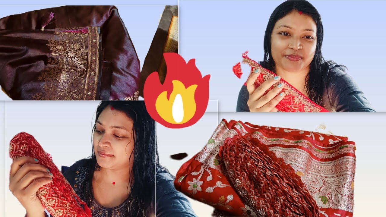পুরো শাড়ি টাই চেঞ্জ করে দিলাম।কেমন লাগলো আমার এই আইডিয়া টা।।#banglavlog #shoppingvlog #deilyvlog