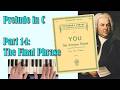 Learn the ending and make a finger exercise (Bach: Prelude in C - Complete Course, Part 14)