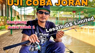3 Menit Berdarah Juara Induk 1 Pakai Joran Lesath GS Limited Edition 2023