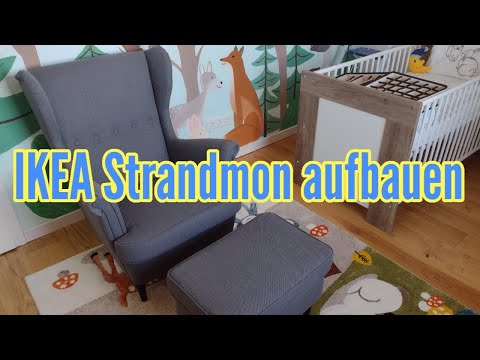 Ikea Strandmon zusammenbauen Ohrensessel Video Anleitung Aufbau