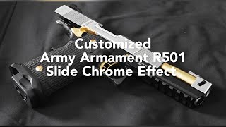Army Armament R501 Slide Chrome Effect