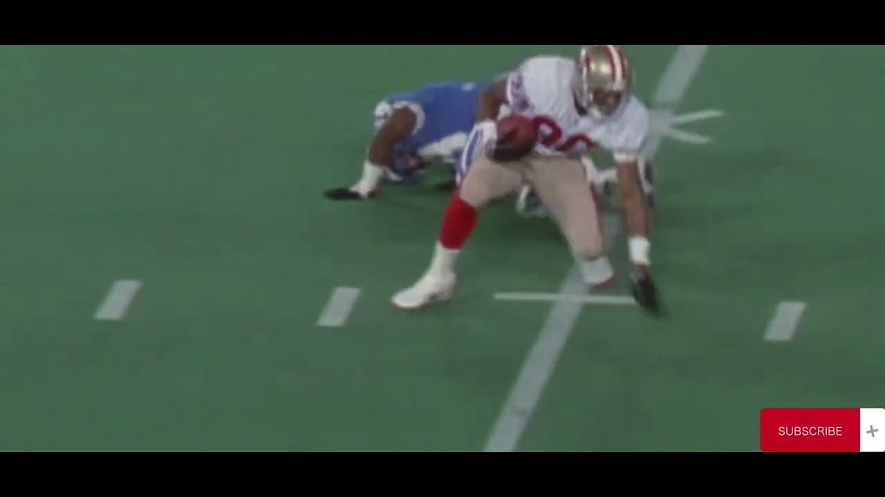 Steve Young finds Jerry Rice for a insane touchdown!!! What a way to ...