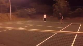 Troye Sivan playing Tennis