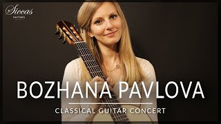 BOZHANA PAVLOVA - Classical Guitar Concert | Rodrigo, Tarrega, Henze, D'Angelo | Siccas Guitars