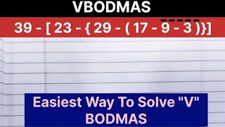 VBODMAS Rule Explained | Fast Calculation Tricks for BODMAS 🫵