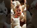 baby fun with cat video#short#baby#ytshorts#shorts