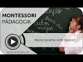 Montessori: Muttersprache nicht Deutsch [Österreichische Montessori-Akademie |Montessori-Ausbildung]