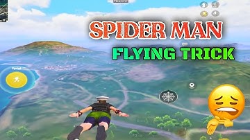 Flying trick in bgmi | Flying with spider web shooter #shorts #bgmi #pubg #killerchinmayop