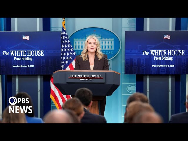 WATCH LIVE: White House holds news briefing as Trump pardons founder of crypto exchange Binance