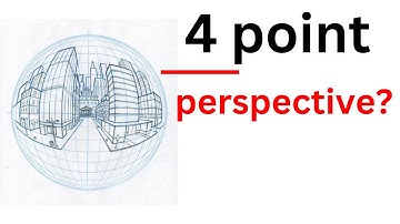 4 Point Perspective in Minutes | Step by Step