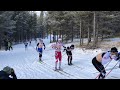 10 k into West Yellowstone SuperTour men's 15 k classic mass start