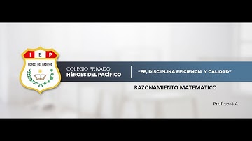 2º SECUNDARIA - OPERADORES MATEMÁTICOS PARTE I 14/08