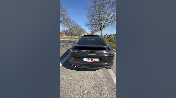 Porsche Panamera 4S E-Hybrid Launch Control