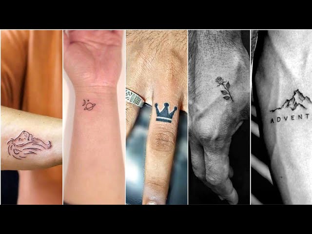Small tattoos for boys 😍 Part -2 ,simple tattoo for boys | Small tattoos  on hand for men - YouTube