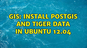 GIS: Install PostGIS and TIGER Data in Ubuntu 12.04 (2 Solutions!!)