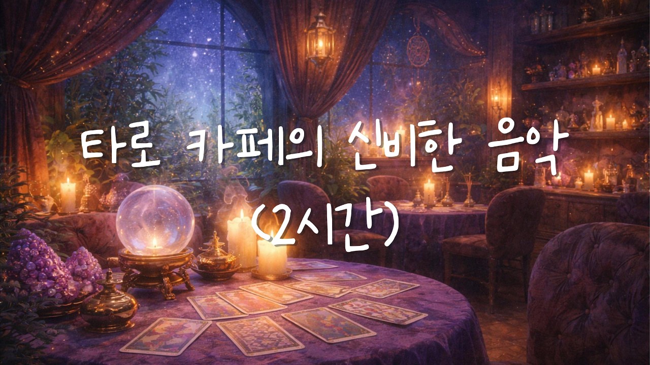 타로 카페에서 흐르는 신비한 음악 🌙2시간 미스틱 앰비언트 배경음악