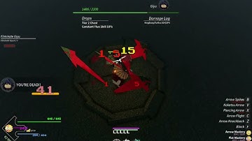 [Project Slayers] Arrow Demon Art Infinite Combo is Insane