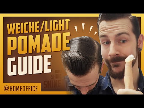 Guide: Weiche/Light Pomade | German | English subtitles