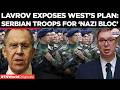 "UNDER NAZI FLAGS": Russia Slams EU Demand for Serbian Troops in Zelensky’s New Bloc