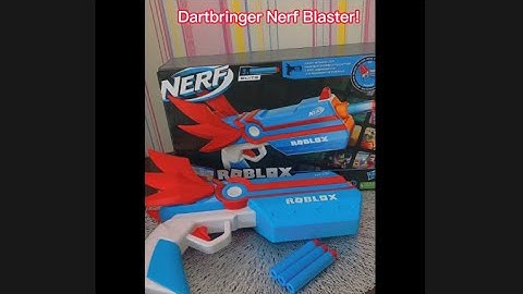 unboxing the DARTBRINGER NERF BLASTER! + mm2 gameplay with DARTBRINGER #roblox #mm2
