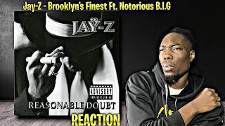 THROWING SHOTS! Jay-Z - Brooklyn's Finest Ft. The Notorious B.I.G REACTION | First Time Hearing!