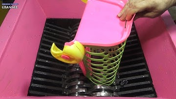 SHREDDER MACHINE! Shredding Hard and Soft Things! Oddly Satisfying, Relaxing Video #004