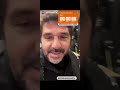 Message de notre Patrick Fiori à la défense Aurena aujourd&#39;hui le 24 10 23 pour le 28 10 23